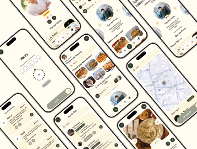 Food App UI Design Screenshot